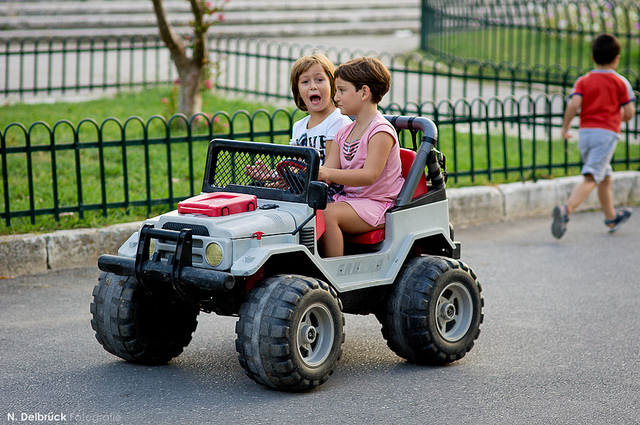Women Drivers Starting Young!