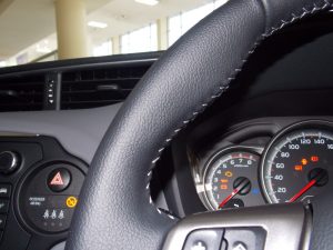 Toyota Yaris 2016 Bi-Tone Steering Leather